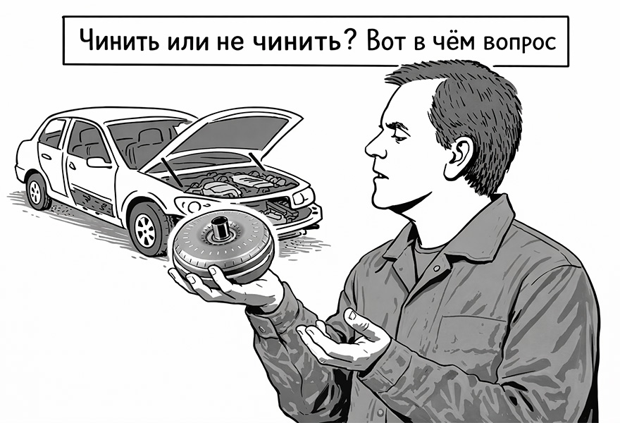 Стадии принятия ремонта АКПП