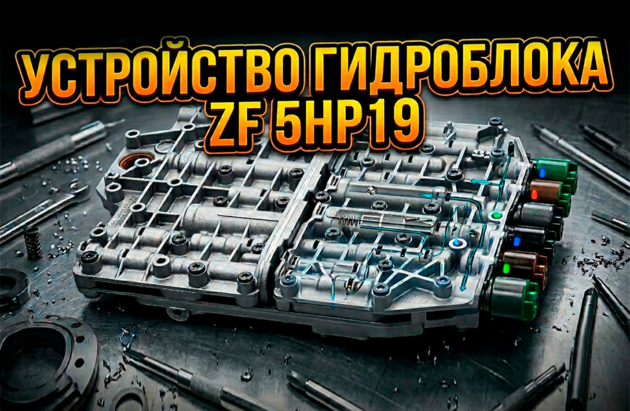 Как устроен гидроблок АКПП ZF 5HP19