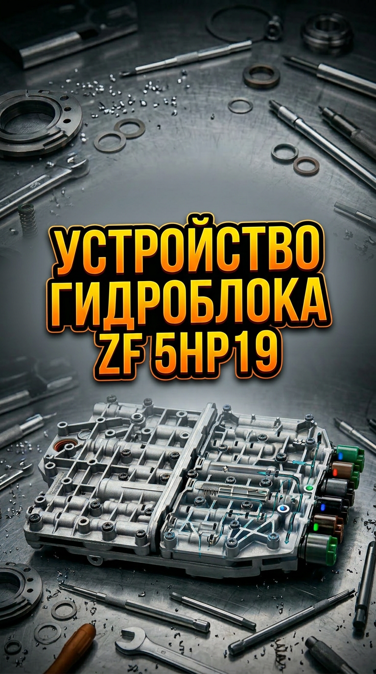 Как устроен гидроблок АКПП ZF 5HP19